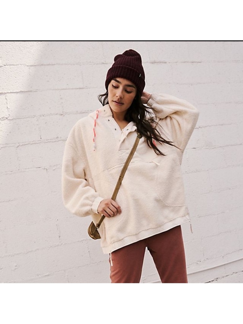 Free People Fuzzy was She pullover